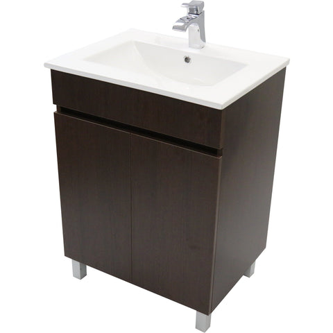 Eco 24 Standing Bathroom Vanity Cabinet Set Bath Furniture With