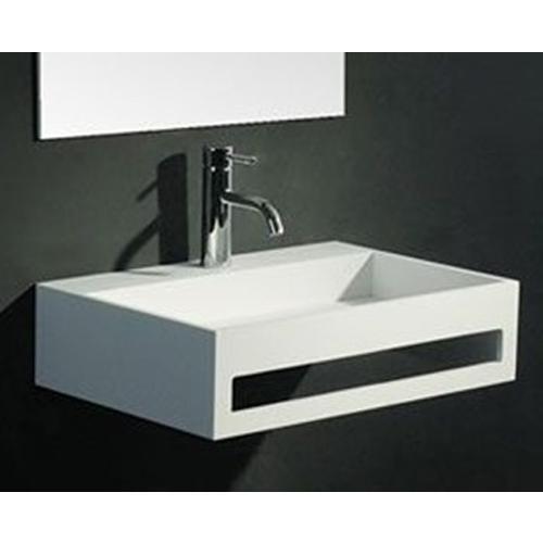 Ideavit Eavit 24 In Wall Mounted Single Sink Bathroom Vanity With Towel Bar White Solideavit Surface