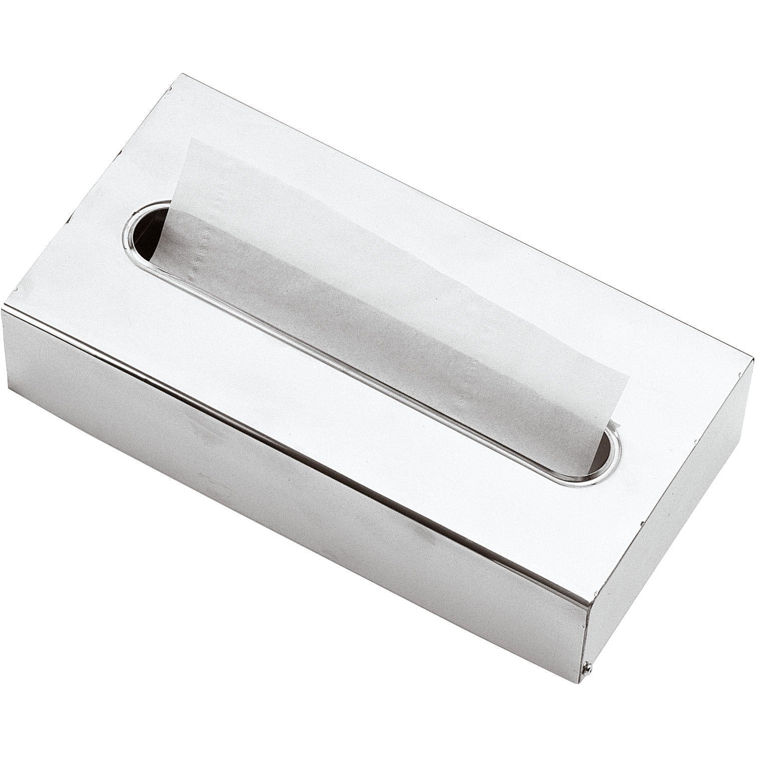 chrome tissue box cover