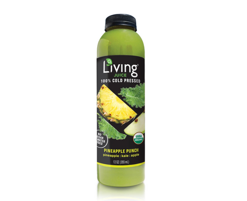 Living Juice Pineapple Punch-- O2 Living blog makers of organic cold-pressed fruit and vegetable Living Juice