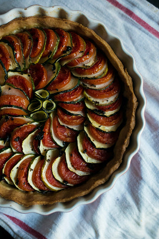 vegetable tart- O2 Living blog makers of organic cold-pressed fruit and vegetable Living Juice