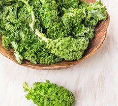 Heart healthy kale salad by Living Juice