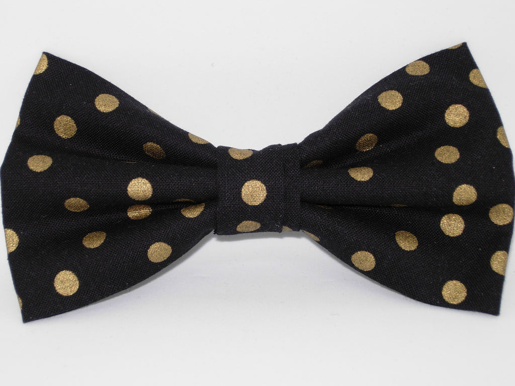 black gold bow tie