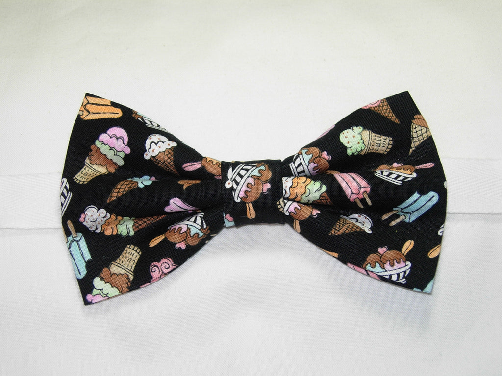 cream colored bow tie