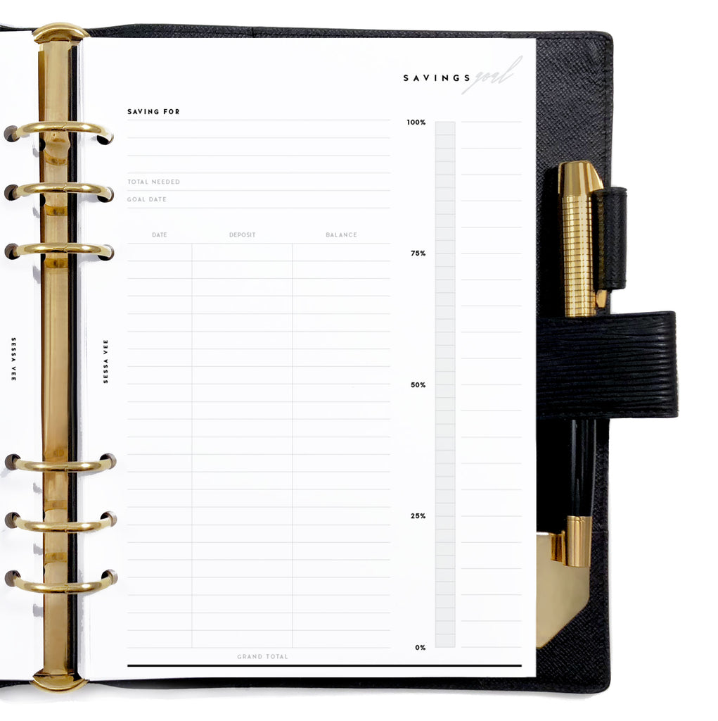 Luxe & Layered Textured Planner Dashboard Divider – Sessa Vee