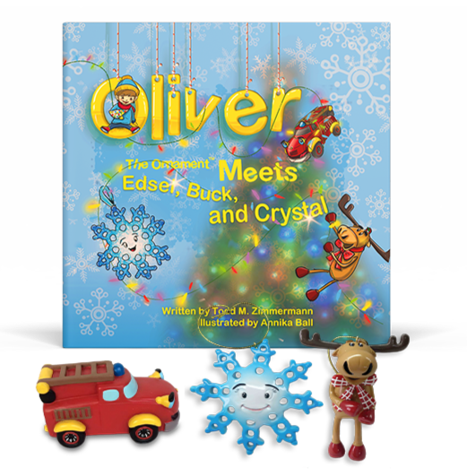 Oliver the Ornament Deluxe Christmas Collection of Books #1 - #6, and