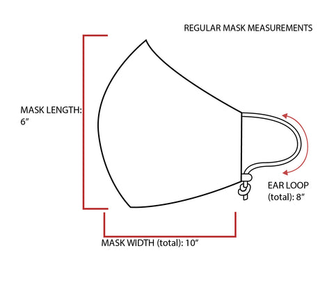 Regular Facemask Measurements