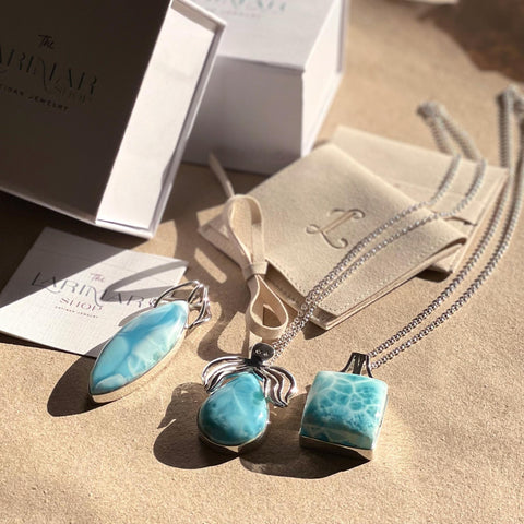 The Larimar Shop brings the Larimar jewelry from the Dominican Republic to your home wherever you are.