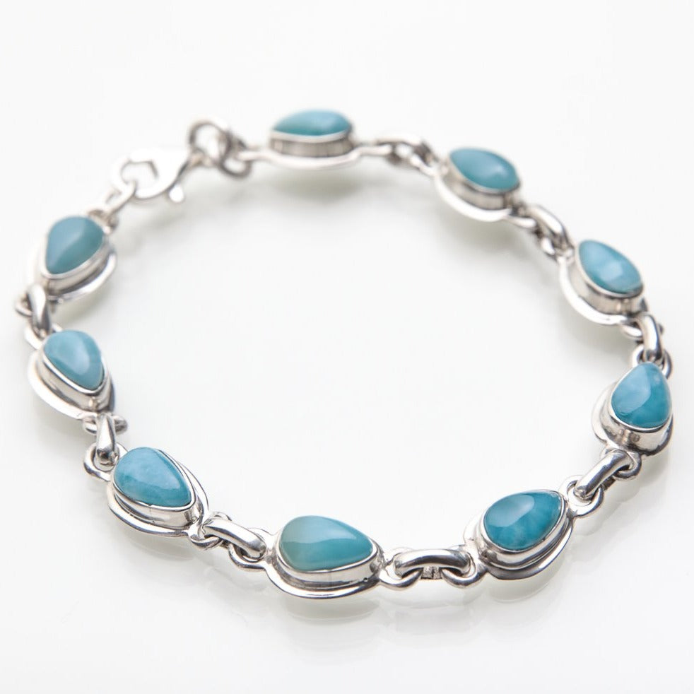 Teardrop Larimar Bracelet, Godiva | Shop Authentic Larimar Stones ...