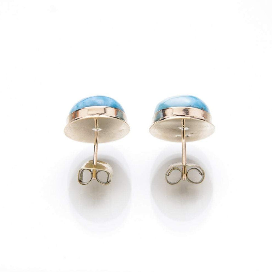 Larimar 14k Gold Earrings Haily The Larimar Shop