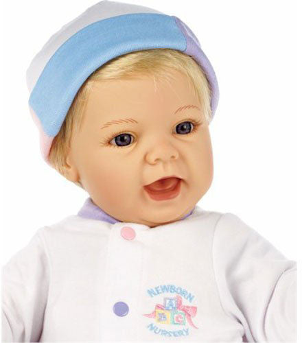 Newborn Nursery-19" Sweet Baby Blonde/blue