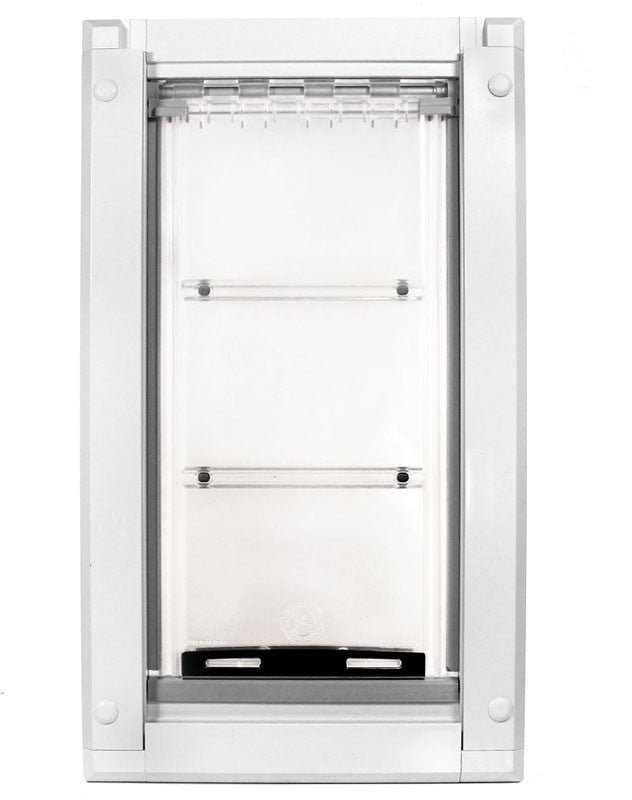 Patio Pacific 04pp06-2 Endura Flap Small Wall Unit - 6 X 10, Double Flap, White Frame