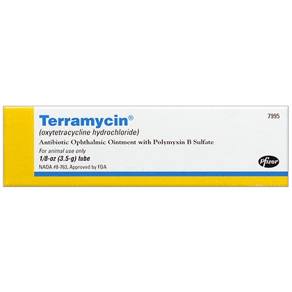 Pfizer 10097 Terramycin Ophthalmic Ointment, 1/8 Oz