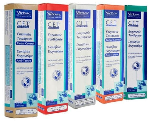 Virbac 10314 Cet Toothpaste For Dogs Cats, Flavor: Seafood