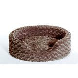 Furhaven Pet Products 13235355 Sm Ultra Plush Oval Chocolate
