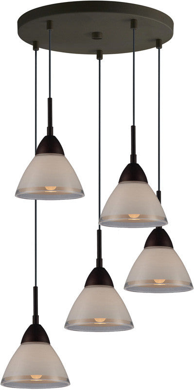 Woodbridge Lighting 13245meb-c60601 Lucia 5-light Cluster