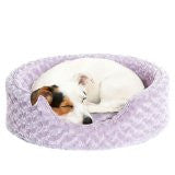 Furhaven Pet Products 13335354 Md Ultra Plush Oval Lavender