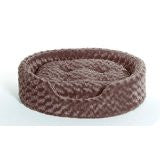 Furhaven Pet Products 13335355 Md Ultra Plush Oval Chocolate