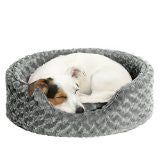 Furhaven Pet Products 13335357 Md Ultra Plush Oval Gray