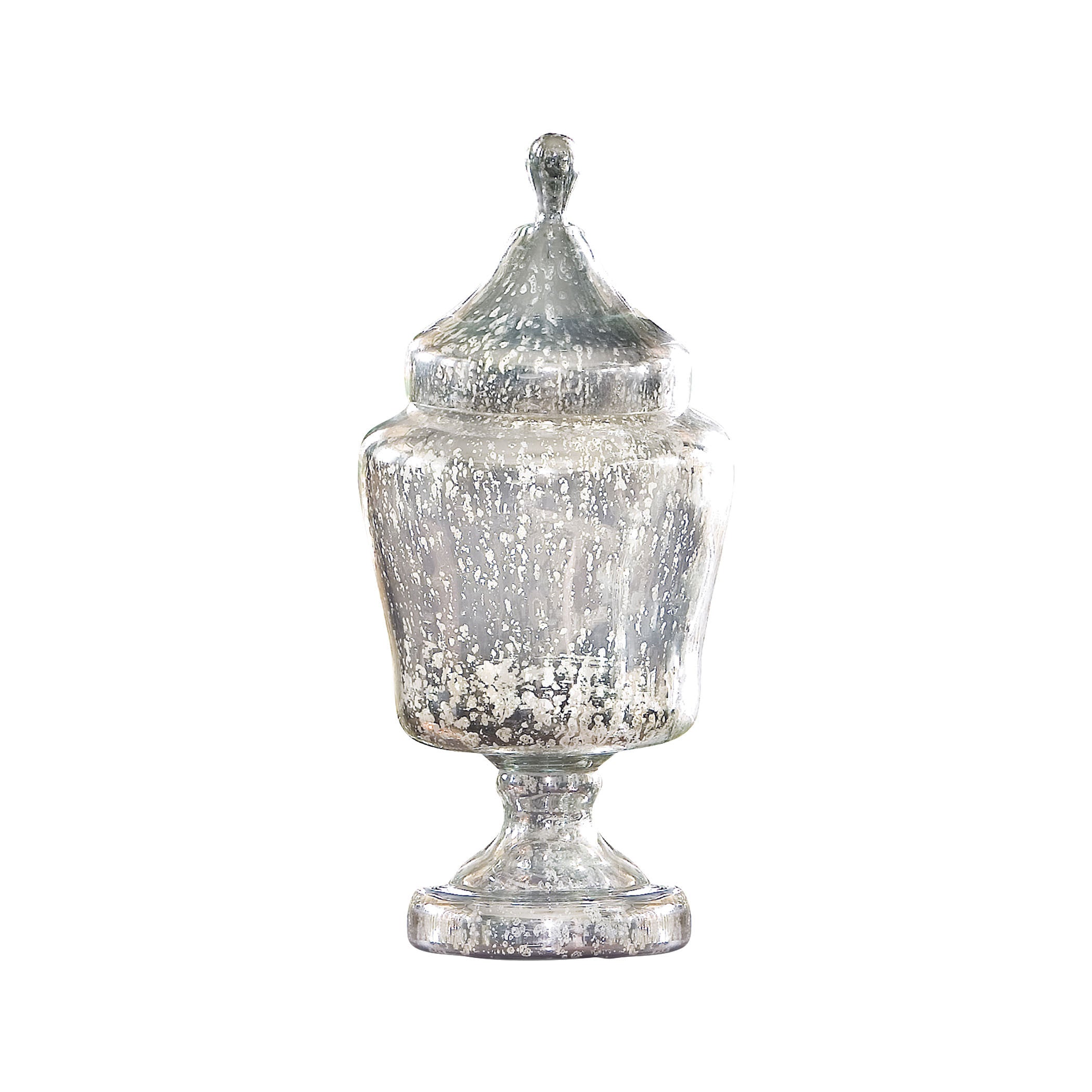 Pomeroy Pom-133558 Aria Collection Antique Silver Finish Jar/bottle