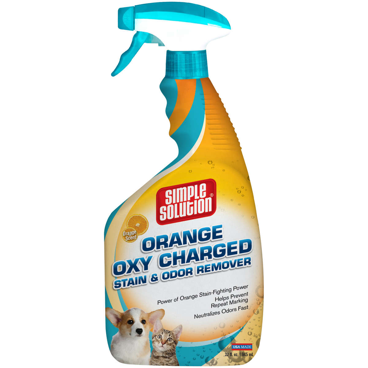 Simple Solution 13426-12p Orange Oxy Charged Stain And Odor Remover 32oz