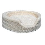 Furhaven Pet Products 13435353 Lg Ultra Plush Oval - Cream
