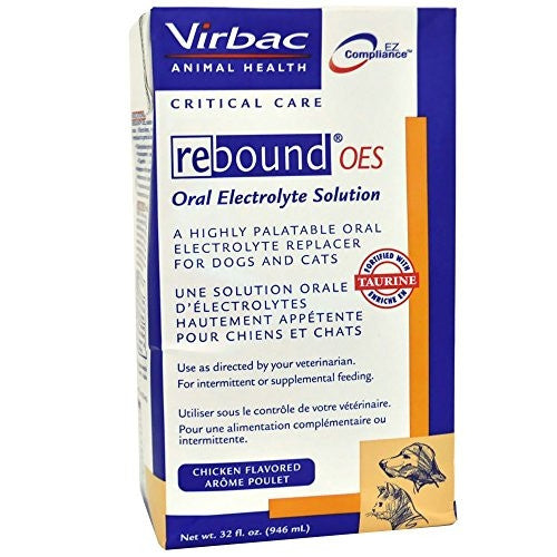 Virbac 15098 Rebound Oes Oral Electrolyte Solution 32 Oz