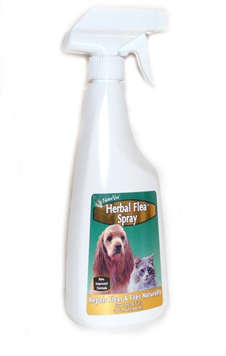 Natur Vet 16093 Naturvet Herbal Flea Spray, 16 Oz.