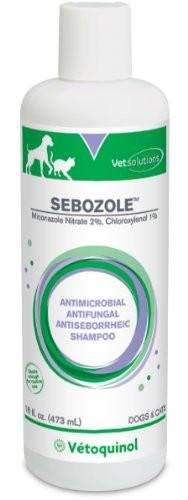 Vetoquinol 16379 Vet Solutions Sebozole Shampoo, 16 Oz
