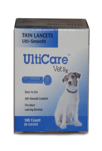 Ulticare 16691 Ulticare Vet Rx Lancets For Dogs, 26g, 100 Count Box