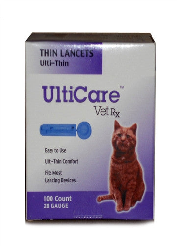 Ulticare 16692 Ulticare Vet Rx Lancets For Cats 28g, 100 Count Box