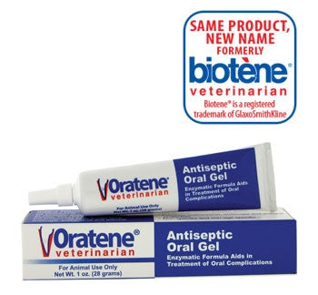 Pkb Inc. 16848 Oratene Veterinarian Antiseptic Oral Gel, 1 Oz