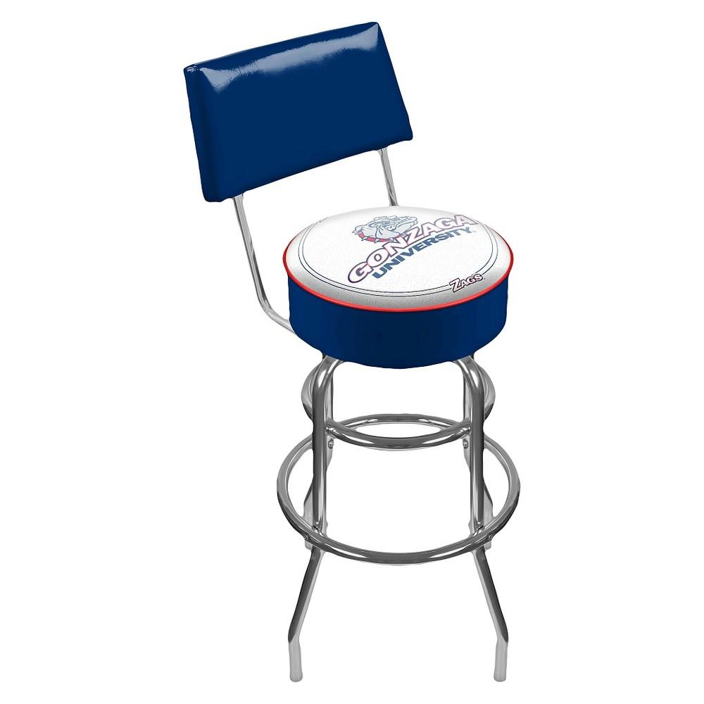 Gonzaga University Clc1100-gu Gonzaga University Padded Bar Stool With Back