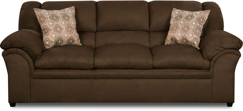 United Furniture Industries 1720-03 Venture Chocolate Sofa