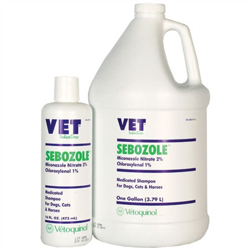 Vetoquinol 17264 Vet Solutions Sebozole Shampoo, Gallon