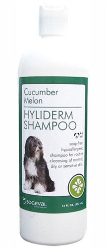 Sogeval 17644 Hyliderm Shampoo +ps Cucumber Melon, Gallon