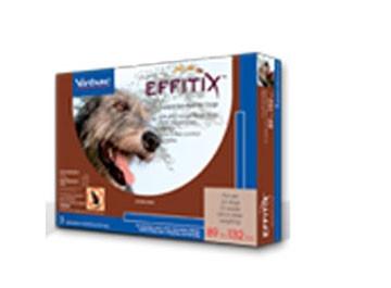 Virbac 18227 Effitix Topical Solution For Dogs 89132 Lbs, 12 Month Supply