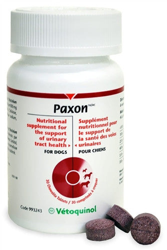 Vetoquinol 18231 Paxon Urinary Tract Supplement, 30 Chewable Tablets