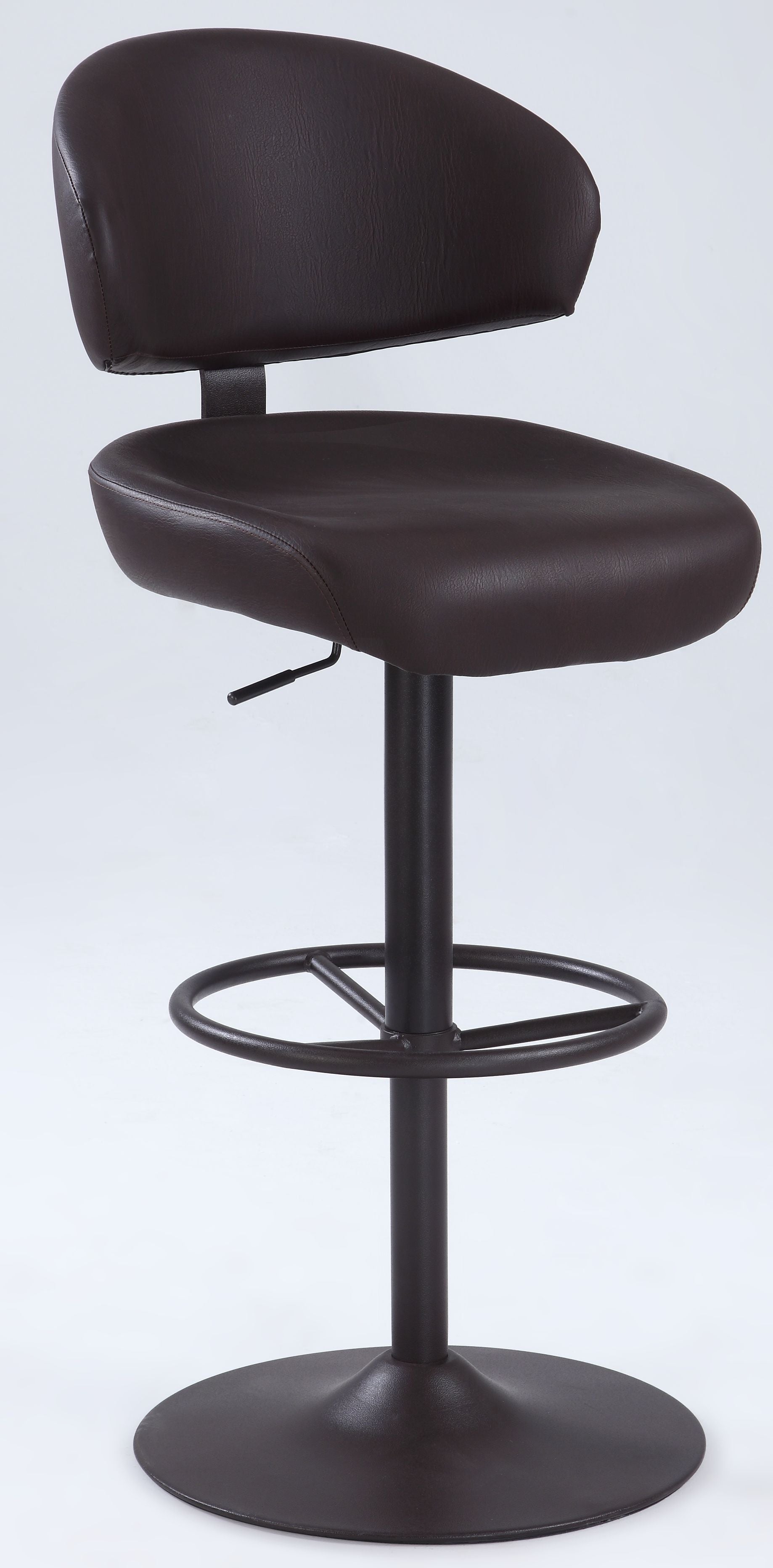 Chintaly 1874-as-brw Modern Oversized Pneumatic Stool