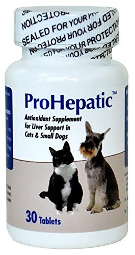 Aho 19089 Prohepatic Liver Support Cats & Small Dogs, 30 Tablets