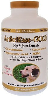 Vet Classics 19104 Vet Classics Arthriease Gold Hip & Joint Formula, 90 Chewable Tablets