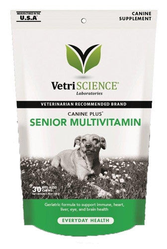 Vetri-science 19114 Canine Plus Senior Multivitamin, 30 Chews