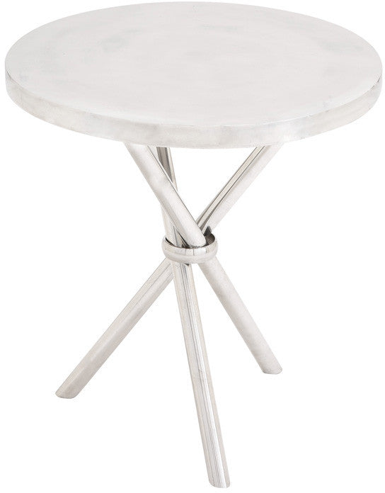 Bayden Hill Alum Accent Table 22"w, 24"h