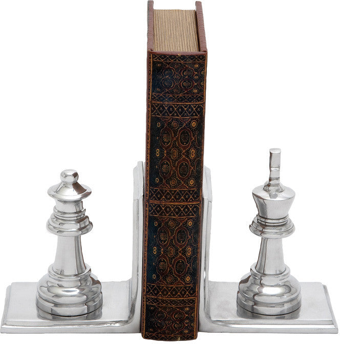 Bayden Hill Alum Bookend Pr 5"w, 6"h