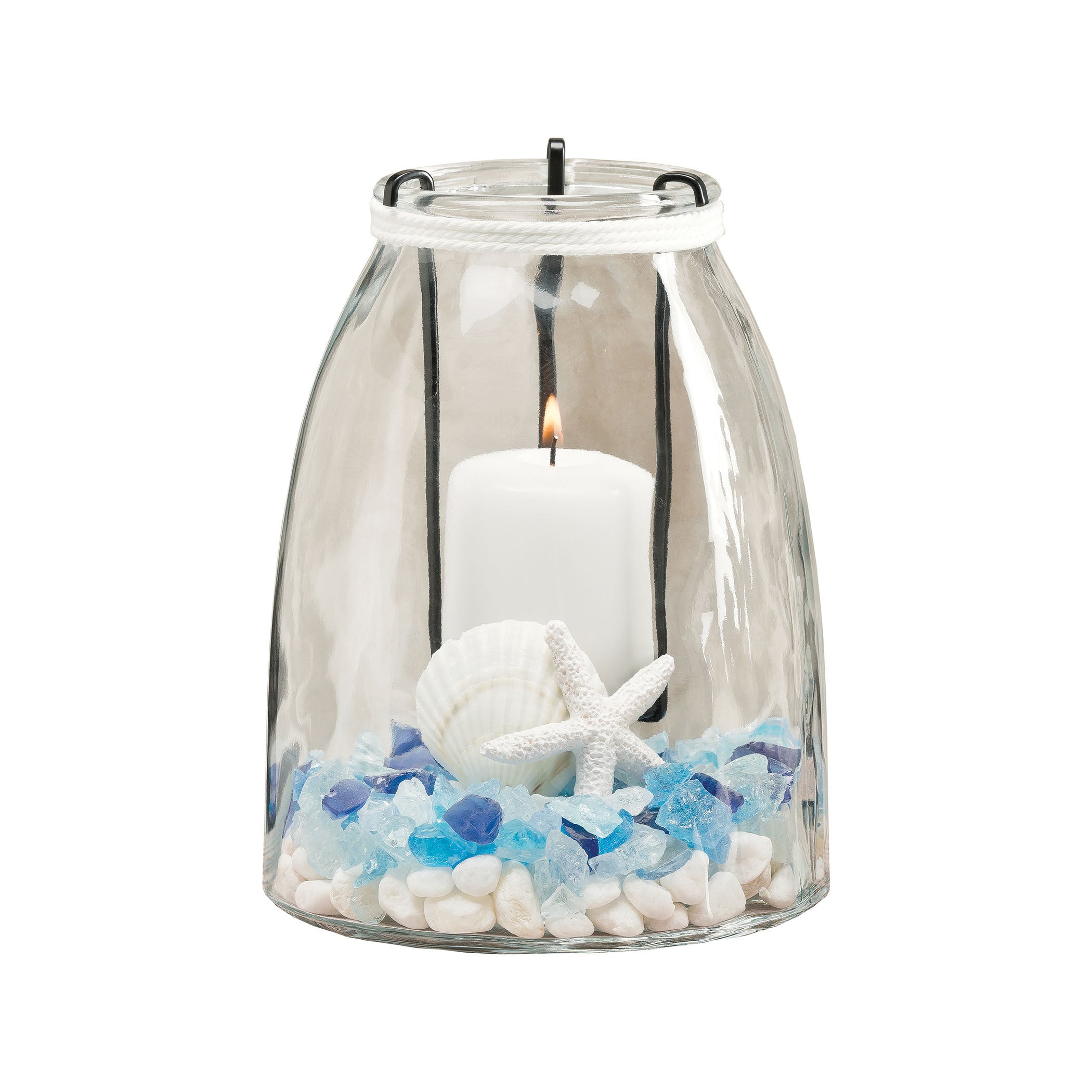 Pomeroy Pom-291005 Oceana Collection Rustic,clear Finish Candle/candle Holder