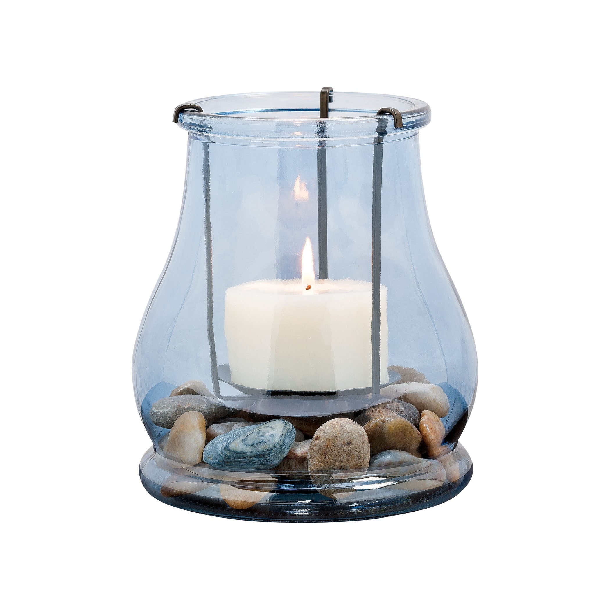 Pomeroy Pom-291012 Caspian Collection Rustic,denim Finish Candle/candle Holder