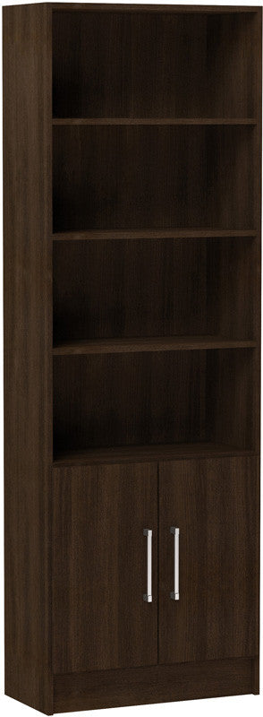 Accentuations By Manhattan Comfort Practical Catarina Cabinet With 6- Shelves In Tobacco