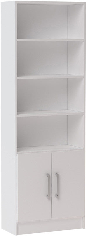 Accentuations By Manhattan Comfort Practical Catarina Cabinet With 6- Shelves In White