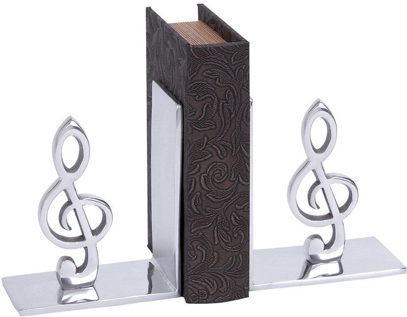 Bayden Hill Alum Bookend Pr 6"w, 7"h