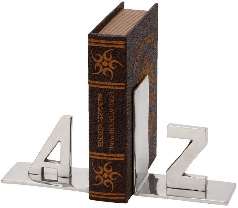 Bayden Hill Alum Bookend Pair 7"h, 6"w